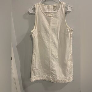 J.Crew White Denim Dress
